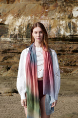 TULIPS linen blend scarf