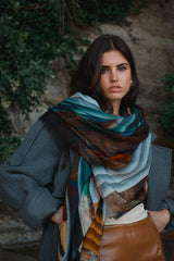 OUTRIGGER SHORE oversized wool scarf