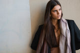 BAMBU TALI oversized wool scarf