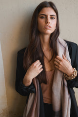 BAMBU TALI oversized wool scarf