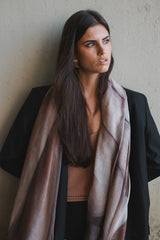 BAMBU TALI oversized wool scarf