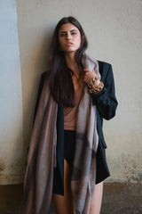 BAMBU TALI skinny wool scarf