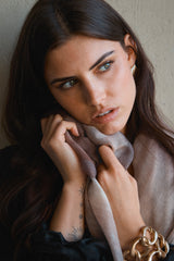 BAMBU TALI skinny wool scarf