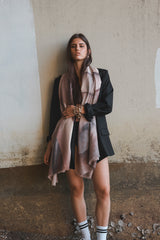 BAMBU TALI skinny wool scarf