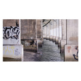UNDER THE BRIDGE cotton scarf