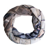 UNDER THE BRIDGE cotton scarf