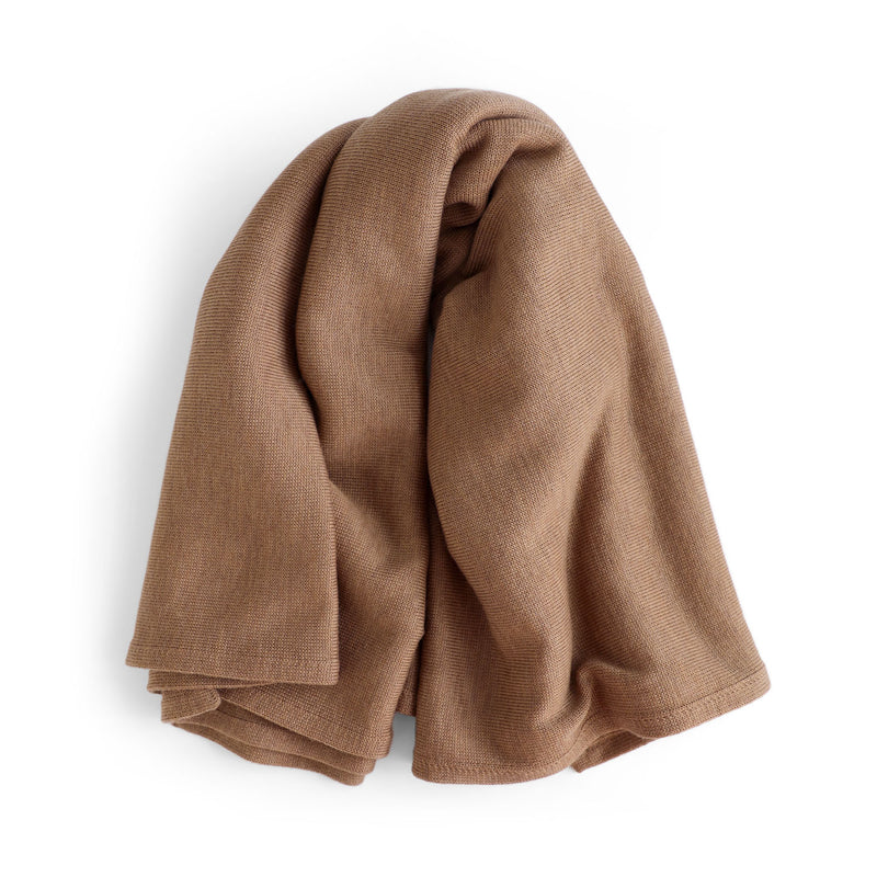 MERINO WRAP - CARAMEL