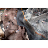 CROSS ROADS oversized wool scarf