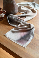 FREESIAS linen blend scarf