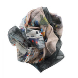 DUBROVNIK silk chiffon scarf