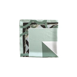 EMERALD CANOPY double sided silk neckerchief