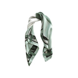 EMERALD CANOPY double sided silk neckerchief