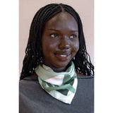 EMERALD CANOPY double sided silk neckerchief