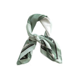 EMERALD CANOPY double sided silk neckerchief