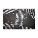 GINZA ZEBRAS oversized wool scarf