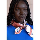 HARBOUR NIGHTS double sided silk neckerchief