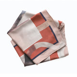 HARBOUR NIGHTS oversized square silk scarf