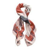 HARBOUR NIGHTS oversized square silk scarf