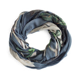 ISLAND ROSE skinny wool scarf