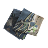 ISLAND ROSE oversized wool scarf