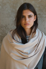 LATTE - NZ Made cash-like cotton wrap