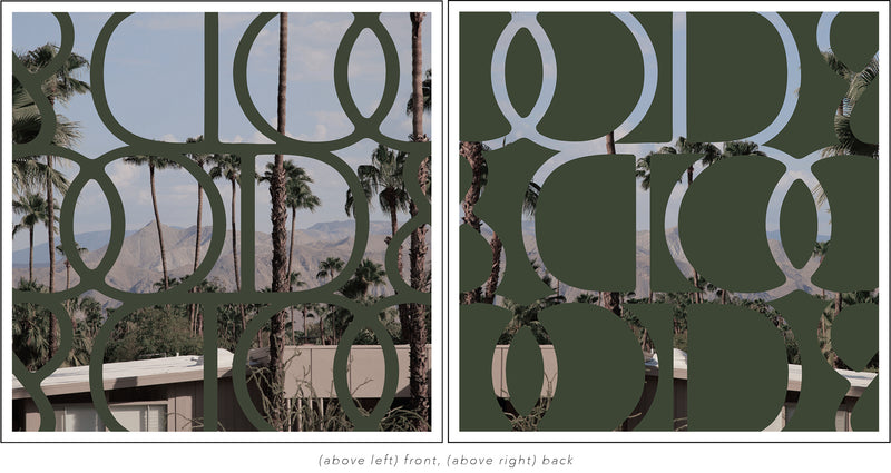 PALM SPRINGS silk neckerchief (pre-order for mid-Nov delivery)