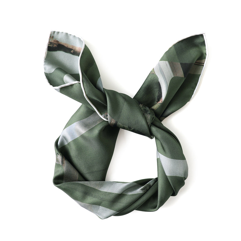 PALM SPRINGS silk neckerchief (pre-order for mid-Nov delivery)