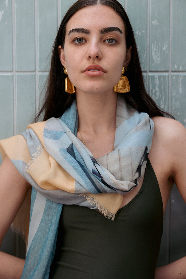ATHENS large square scarf