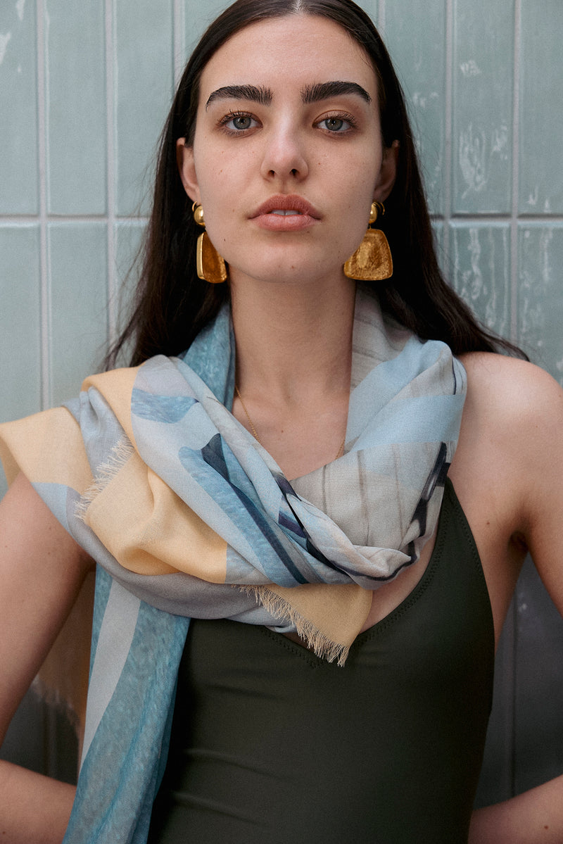 ATHENS large square scarf