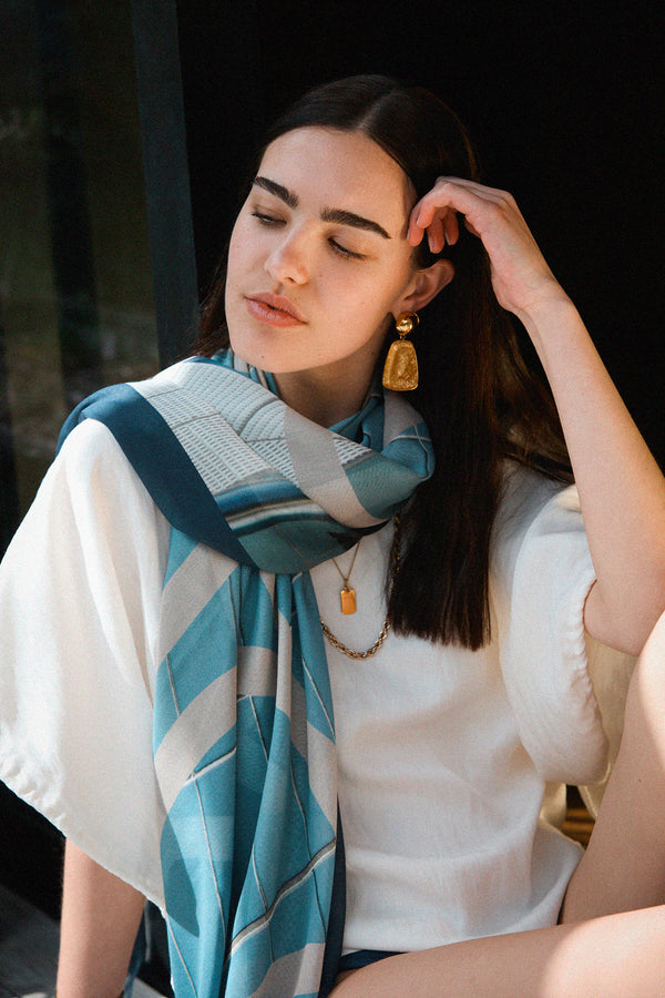 NOOSA large square scarf