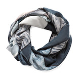 LOW TIDE oversized square silk scarf