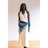 LOW TIDE oversized square silk scarf