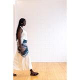 LOW TIDE oversized square silk scarf