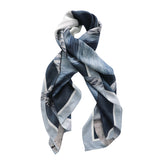 LOW TIDE oversized square silk scarf