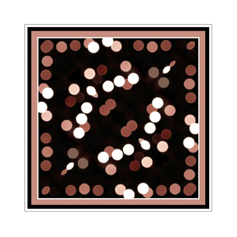 MANHATTAN BY NIGHT large square scarf