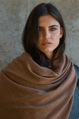 CARAMEL - NZ Made merino wrap