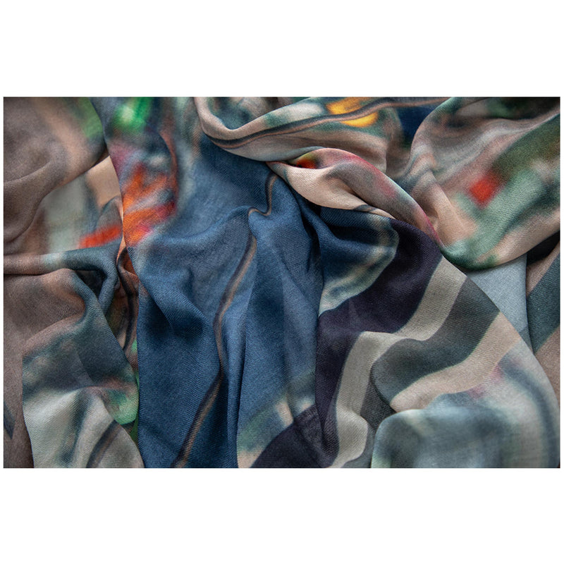 MONORAIL VIEWS oversized wool scarf