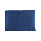 NAVY - plain wool scarf