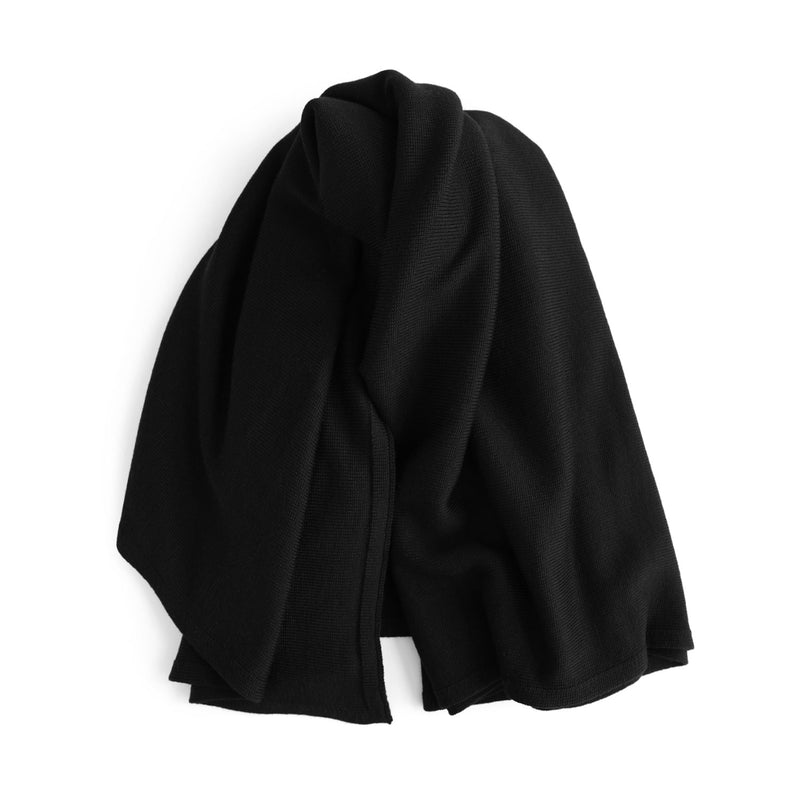 MERINO WRAP - NOIR