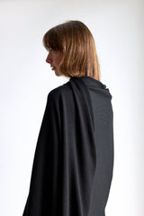 MERINO WRAP - NOIR