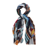 OUTRIGGER SHORE skinny wool scarf