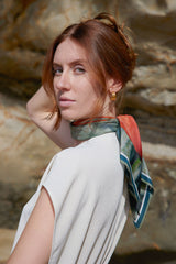 POPPYS silk neckerchief