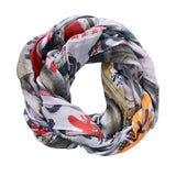 SAKE BARRELS skinny wool scarf