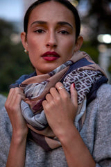 SANTA CATALINA oversized wool scarf