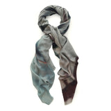 SEAWEED SUNSETS oversized wool scarf