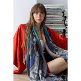 SHINJUKU skinny wool scarf