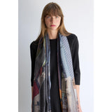 SHINJUKU skinny wool scarf