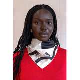 SUNDAY DRIVE double sided silk neckerchief