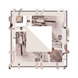SUNDAY RIDE oversized square silk scarf