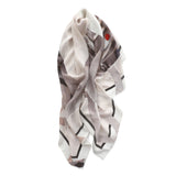 SUNDAY RIDE oversized square silk scarf